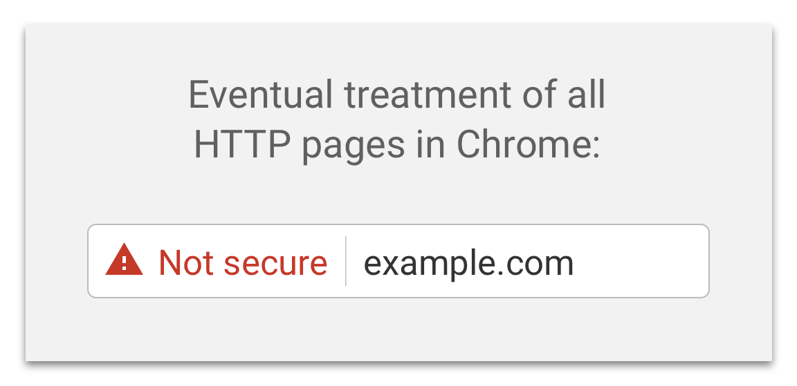 Chrome eventual treatment of all HTTP pages